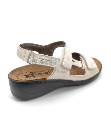 Sandales pour Femme MEPHISTO SANDALIA MOBILS - JASMINE LIGHT SAND METáLICO