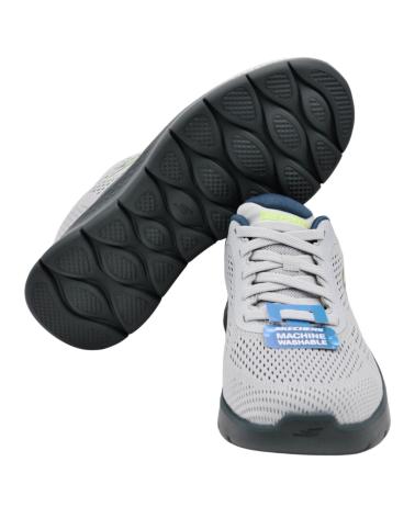 SKECHERS - ZAPATOS DEPORTIVOS CON CORDONES ELASTICOS PARA H GYMT