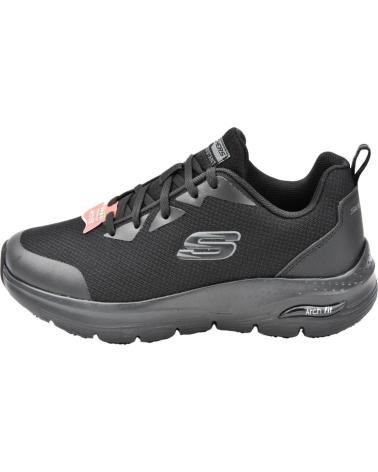 SKECHERS LABORAL 108019EC ARCH FIT ZAPATILLAS CORDONES PARA BLK
