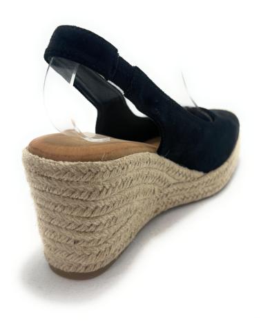 KISS LEISS ESPARDENAS CUNA PUNTA CUADRADA ELASTICO NEGRO