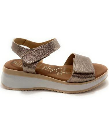 OH MY SANDALS SANDALIAS PIEL PEGUE CONFORT CUNA OH MY AMARILLO