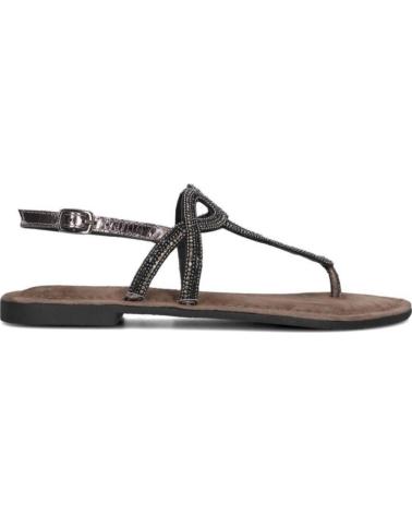 LAZAMANI SANDALIA HEBILLA BRILLANTES PEWTER
