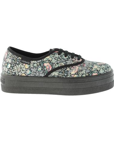 VICTORIA DEPORTIVA PARA MUJER 109229 INGLESA ESTAMPADO LIBERTY NEGRO
