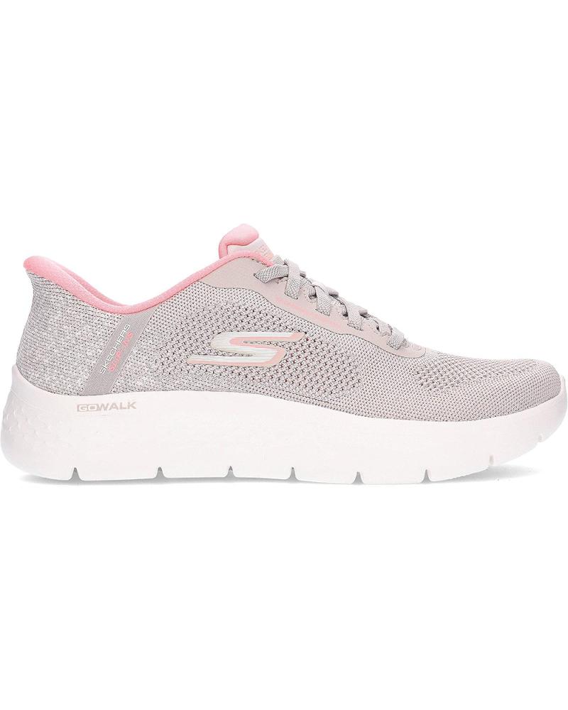 SKECHERS SLIP-INS GO WALK FLE TAUPE