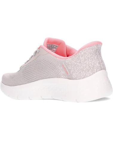 SKECHERS SLIP-INS GO WALK FLE TAUPE