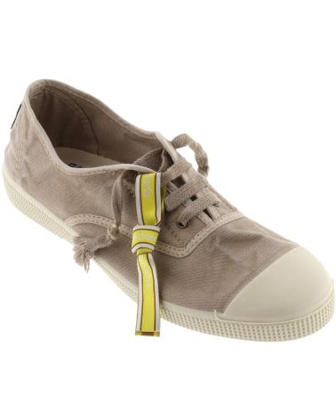 VICTORIA DEPORTIVA PARA MUJER 1661102 INGLESA LONA ENVEJECIDA TAUPE