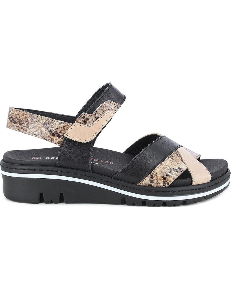 D`CUTILLAS SANDALIAS DE MUJER DOCTOR CUTILLAS 36133 CRUZADAS NEGRONUDE