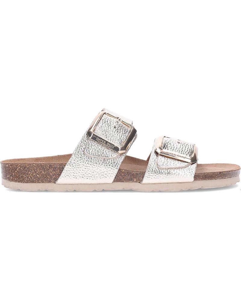 INTERBIOS SANDALIAS DE PIEL 7232 PLATINO