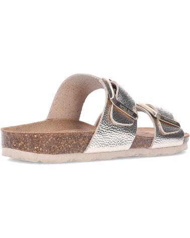 INTERBIOS SANDALIAS DE PIEL 7232 PLATINO