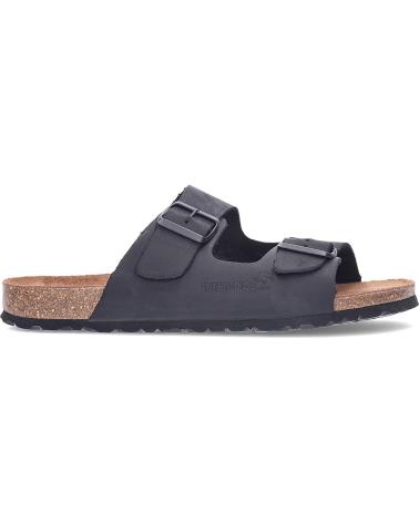 INTERBIOS SANDALIA COMODA 9560 NEGRO