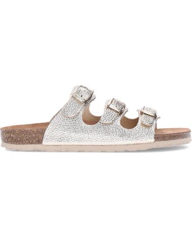 INTERBIOS SANDALIAS DE PIEL 7231 PLATINO