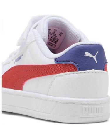 PUMA ZAPATILLAS PUMA CAVEN 20 AC BLANCAS CON DETALLES ROJOS Y AZULES BLANCO