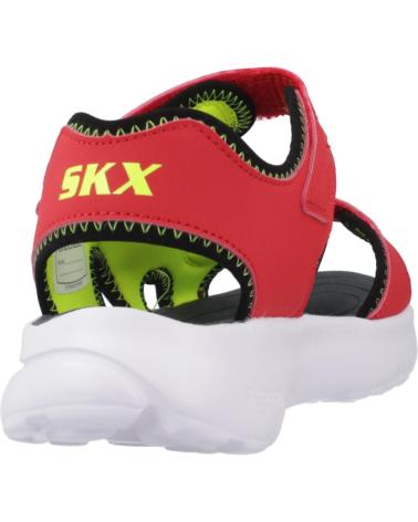 SKECHERS SANDALIAS NINO MODELO 406513L COLOR ROJO RDBK