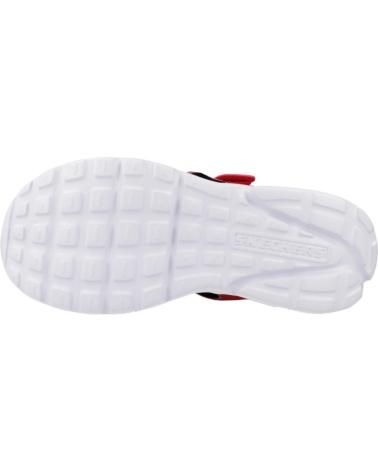 SKECHERS SANDALIAS NINO MODELO 406513L COLOR ROJO RDBK
