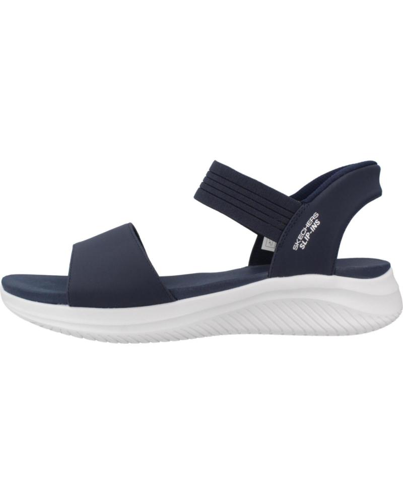 SKECHERS SANDALIAS MUJER MODELO SLIP INS - SUMMERVILLE COLOR AZUL NVY