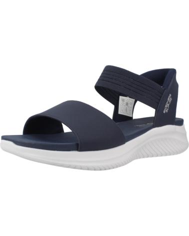SKECHERS SANDALIAS MUJER MODELO SLIP INS - SUMMERVILLE COLOR AZUL NVY