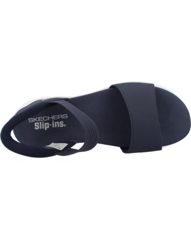 SKECHERS SANDALIAS MUJER MODELO SLIP INS - SUMMERVILLE COLOR AZUL NVY