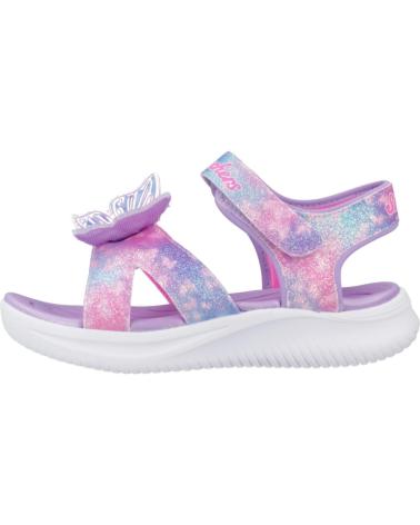 SKECHERS SANDALIAS NINA MODELO JUMPSTERS SANDAL COLOR VIOLETA LVMT