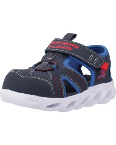 SKECHERS SANDALIAS NINO MODELO HYPNO-SPLASH COLOR AZUL NVBL