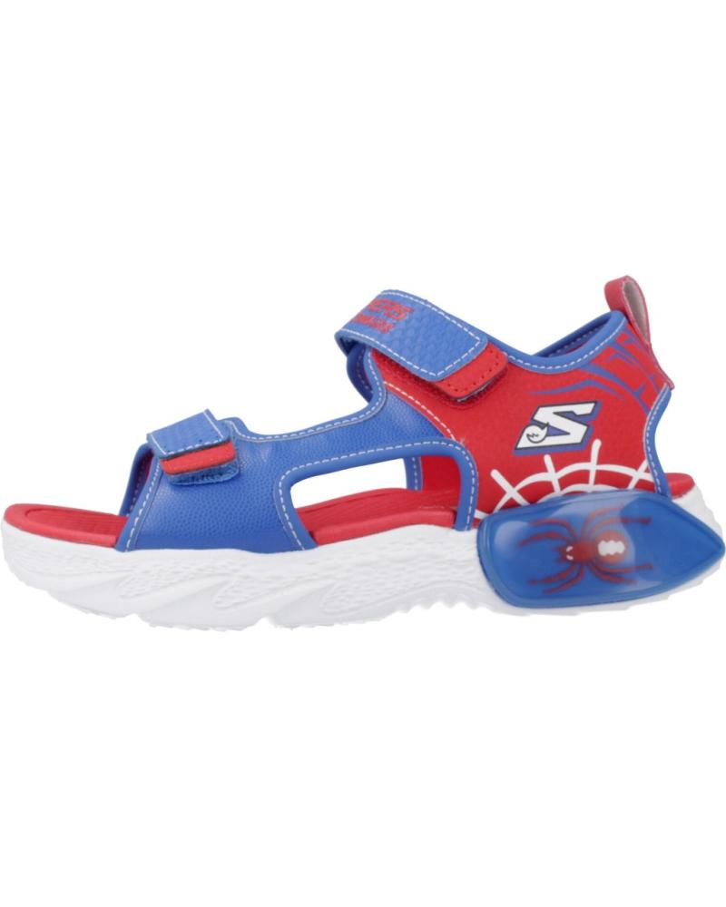 SKECHERS SANDALIAS NINO MODELO SPLASH-BUGT COLOR AZUL BLRD