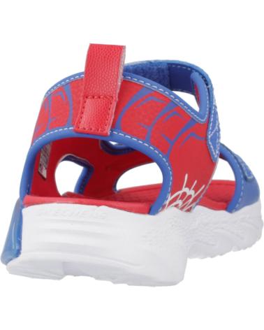 SKECHERS SANDALIAS NINO MODELO SPLASH-BUGT COLOR AZUL BLRD