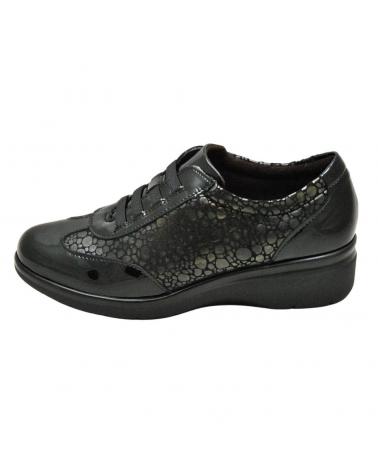 Zapatos De Mujer PITILLOS - ZAPATO DE PLANTILLA EXTRAIBLE PARA MUJER FABRICA  NEGRO-ANTRACITA
