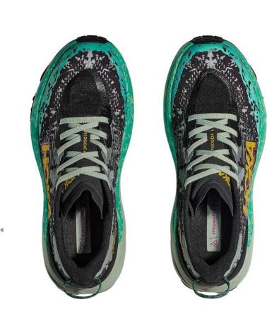 HOKA ZAPATILLAS SPEEDGOAT 6 VERDE NEGRO 1147811-BL BLACK