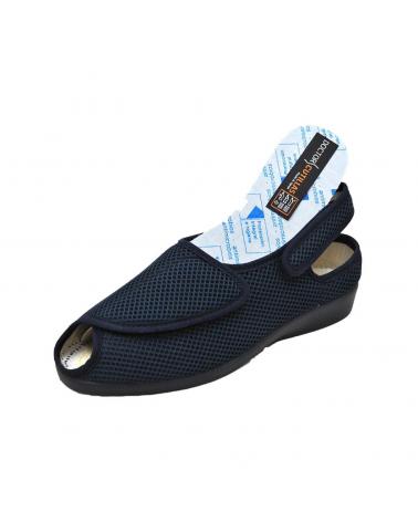 Calzado de casa D`CUTILLAS  de Mujer DOCTOR CUTILLAS 10211 ZAPATILLA CASA Y CALLE PARA PLANTILLA  MARINO