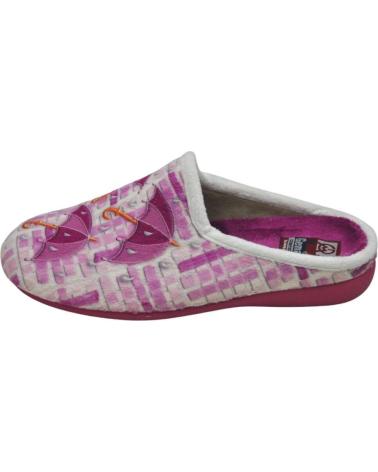 Pantofole GEMA COMFORT  per Donna GEMA GARCIA 7300-17 ZAPATILLA CASA MUJER INVIERNO PARA PLAN  FRAMBUESA