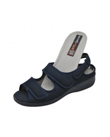 Calzado de casa D`CUTILLAS  de Mujer DOCTOR CUTILLAS 21821 ZAPATILLA DE CASA SLIPPER PARA PLANTI  MARINO