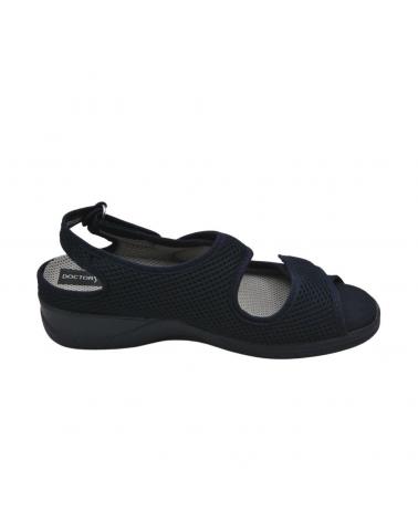 Calzado de casa D`CUTILLAS  de Mujer DOCTOR CUTILLAS 21821 ZAPATILLA DE CASA SLIPPER PARA PLANTI  MARINO