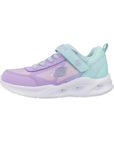 SKECHERS ZAPATILLAS NINA MODELO SOLA GLOW COLOR VIOLETA TQLV