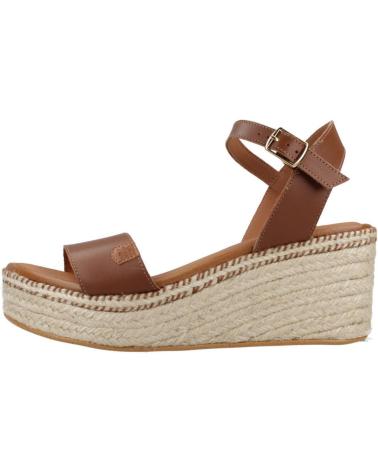 POPA SANDALIAS MUJER MODELO ARAMBOL COLOR MARRON CUERO