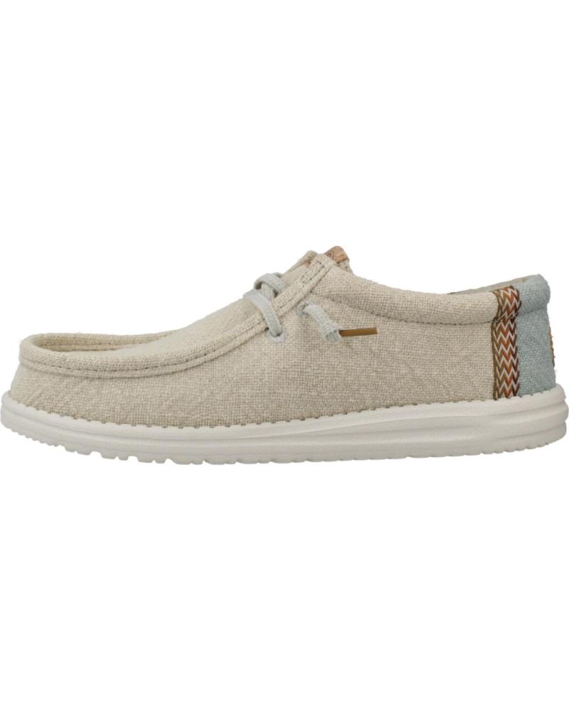 HEY DUDE INFORMALES HOMBRE MODELO WALLY JUTE COLOR BEIS STGRCR