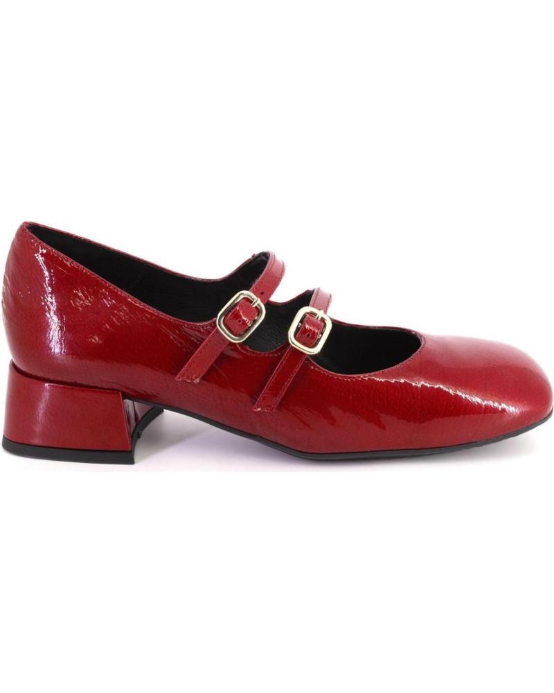 DESIREÉ DESIREE DAKY1 ZAPATOS DE MUJER NEGRO ROJO