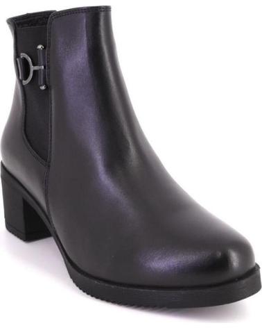 TREINTAS L1104 BOTINES DE MUJER PIEL NEGRO
