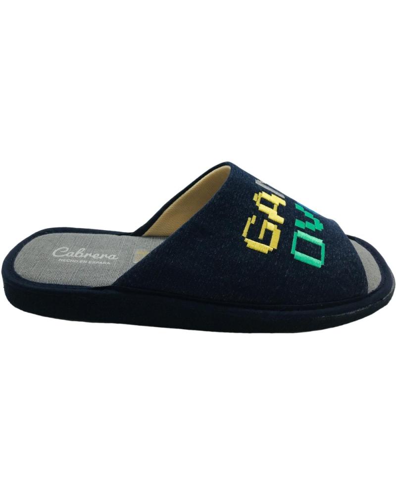 CABRERA ZAPATILLA DE CASA PARA HOMBRE URBAN 2921 AZUL