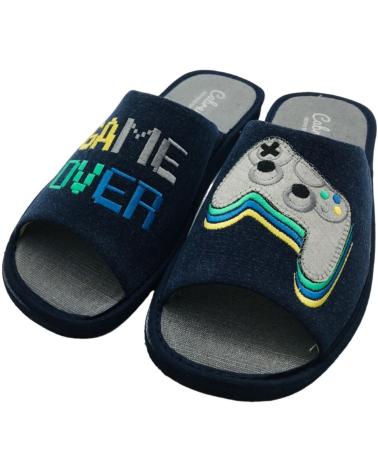 CABRERA ZAPATILLA DE CASA PARA HOMBRE URBAN 2921 AZUL