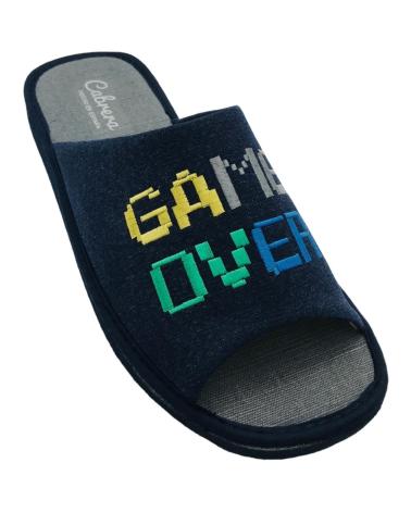 CABRERA ZAPATILLA DE CASA PARA HOMBRE URBAN 2921 AZUL