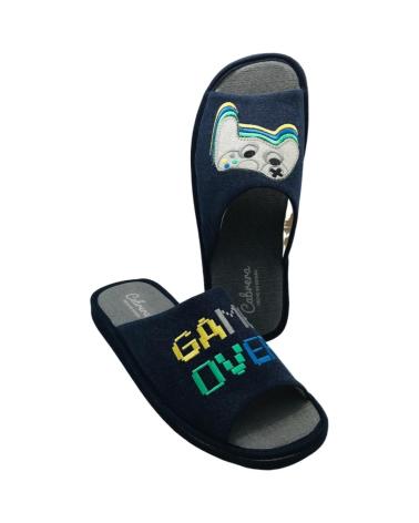 CABRERA ZAPATILLA DE CASA PARA HOMBRE URBAN 2921 AZUL