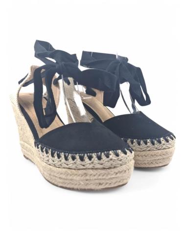 Sandales pour Femme TIMBOS SANDALIA CUNA ESPARTO MUJER 131284 NEGRO