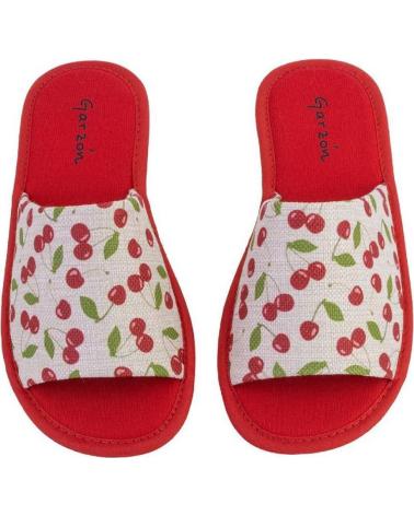 GARZON P400 165 ZAPATILLAS DE CASA DE MUJER ROJO