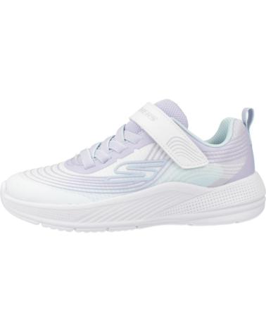 SKECHERS ZAPATILLAS NINA MODELO MICROSPEC ADVANCE COLOR BLANCO WLVM