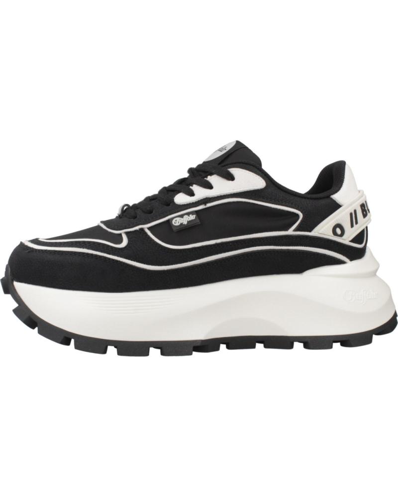 BUFFALO ZAPATILLAS MUJER MODELO MANHATTEN ONE COLOR NEGRO BLKWHT
