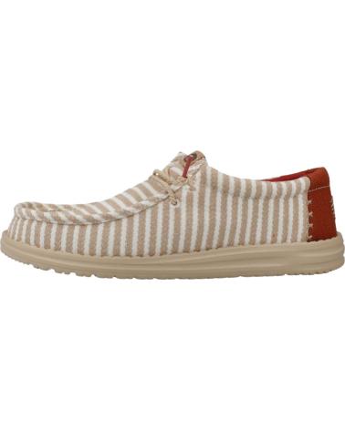 HEY DUDE INFORMALES HOMBRE MODELO WALLY RESORT COLOR MARRON CLARO MLC MLCHRD