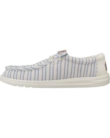 HEY DUDE INFORMALES HOMBRE MODELO WALLY RESORT COLOR BLANCO MLTEGR
