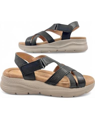 Sandales pour Femme TIMBOS SANDALIA CUNA COMODA MUJER 131275 NEGRO