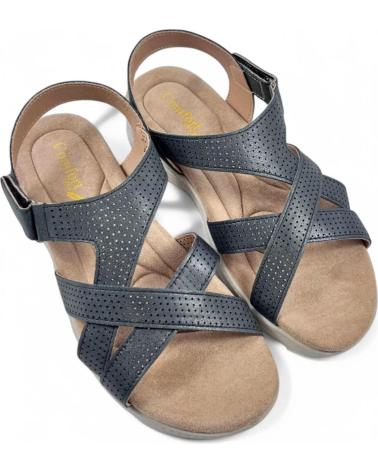 Sandales pour Femme TIMBOS SANDALIA CUNA COMODA MUJER 131275 NEGRO