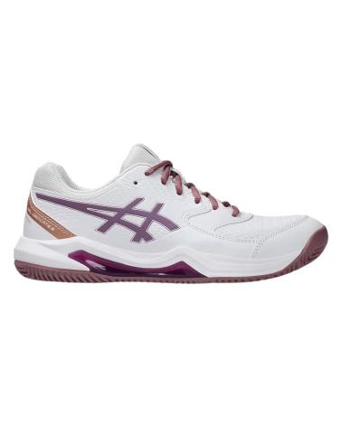 ASICS ZAPATILLAS GEL-DEDICATE 8 BLANCAS DARK UBE 1042A241-103 PADE CLARO