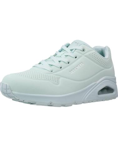 SKECHERS ZAPATILLAS MUJER MODELO UNO-FROSTY KICKS COLOR VERDE MNT